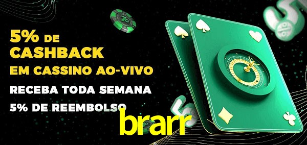 Promoções do cassino ao Vivo brarr